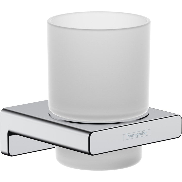 Tumbler AddStoris Toothbrush Holder Chrome Wall Mount Ceramic/Metal - Image 1