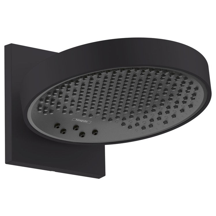 Showerhead Rainfinity 250 3 Functions with Black Spray Face Matte Black 9-7/8 Inch 1.75 Gallons per Minute Round for Shower Arm - Image 1