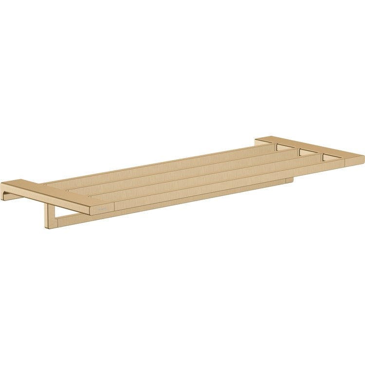 Towel Rack AddStoris with Towel Bar Brushed Bronze 25 Inch Metal 9-3/4 Inch Wall Mount