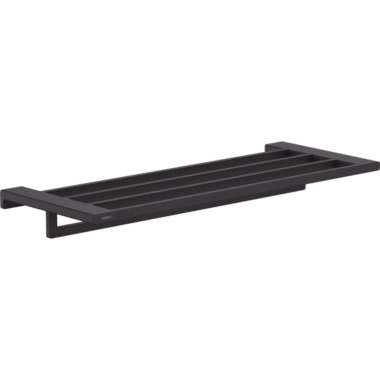 Towel Rack AddStoris with Towel Bar Matte Black 25 Inch Metal 9-3/4 Inch Wall Mount - Image 1