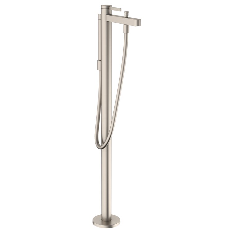 Tub Filler Trim Finoris Freestanding with Handshower 1 Lever Brushed Nickel 5.28 Gallons per Minute - Image 1