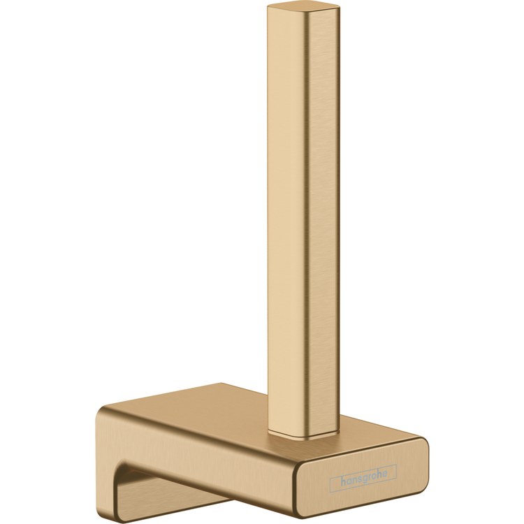 Toilet Paper Holder AddStoris Euro Brushed Bronze Metal 3-1/4 Inch Wall Mount - Image 1