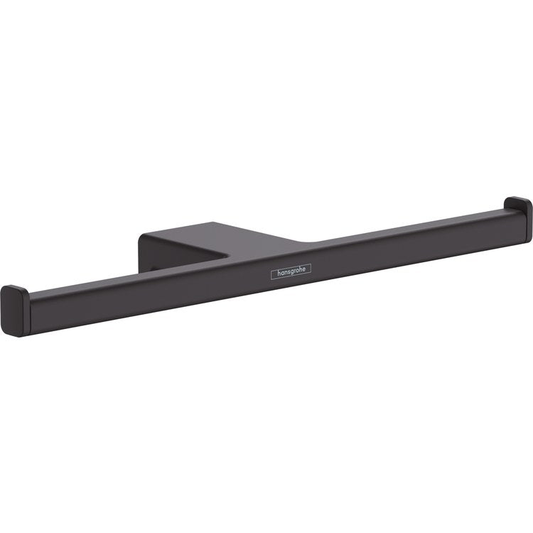 Toilet Paper Holder AddStoris Euro Matte Black Metal 3-1/16 Inch Wall Mount - Image 1
