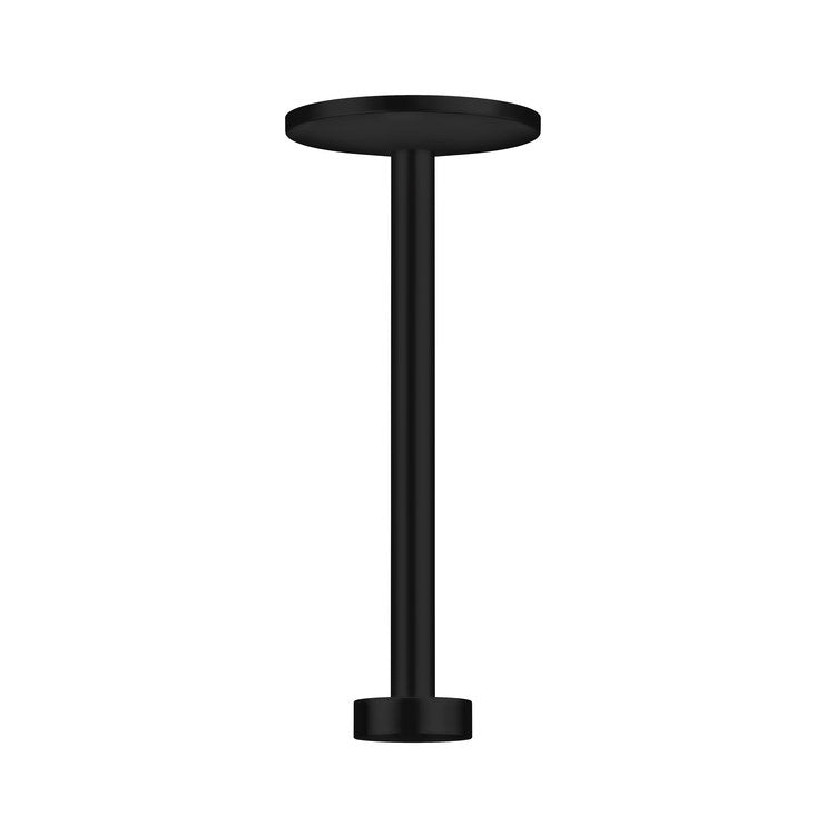 Shower Arm One with Round Flange Matte Black 14 Inch NPT Brass Ceiling Mount - Image 1