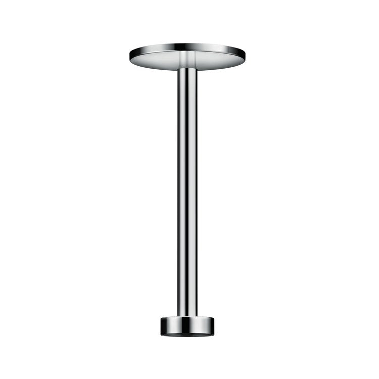 Shower Arm One with Round Flange Chrome 14 Inch NPT Brass Ceiling Mount - Image 1