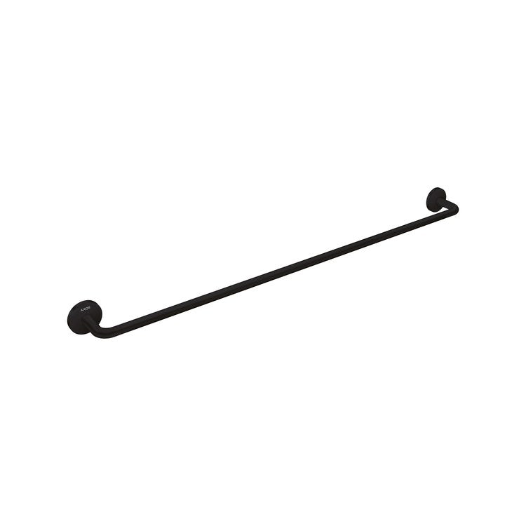 Towel Bar Universal Circular 30 Inch Single Matte Black Metal - Image 1