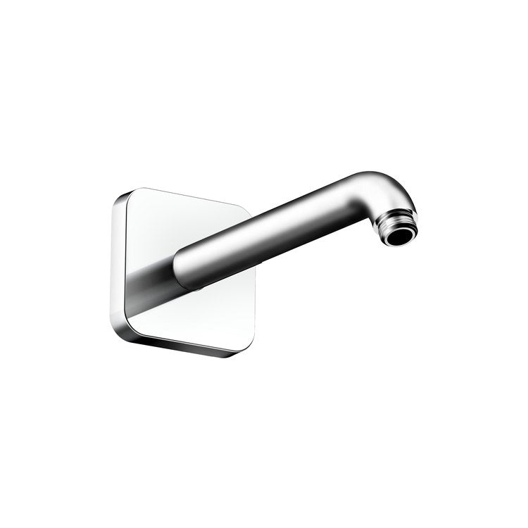 Shower Arm ShowerSolutions with Softsquare Flange Chrome Brass 25 Degree Wall Mount - Image 1