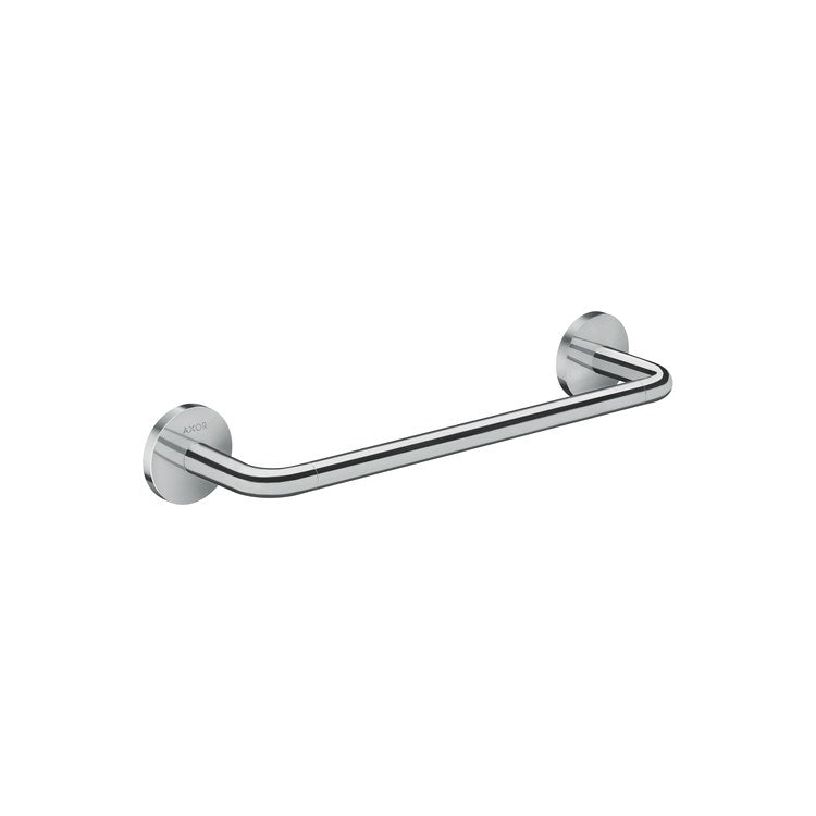 Towel Bar Universal Circular 12 Inch Single Chrome Metal - Image 1