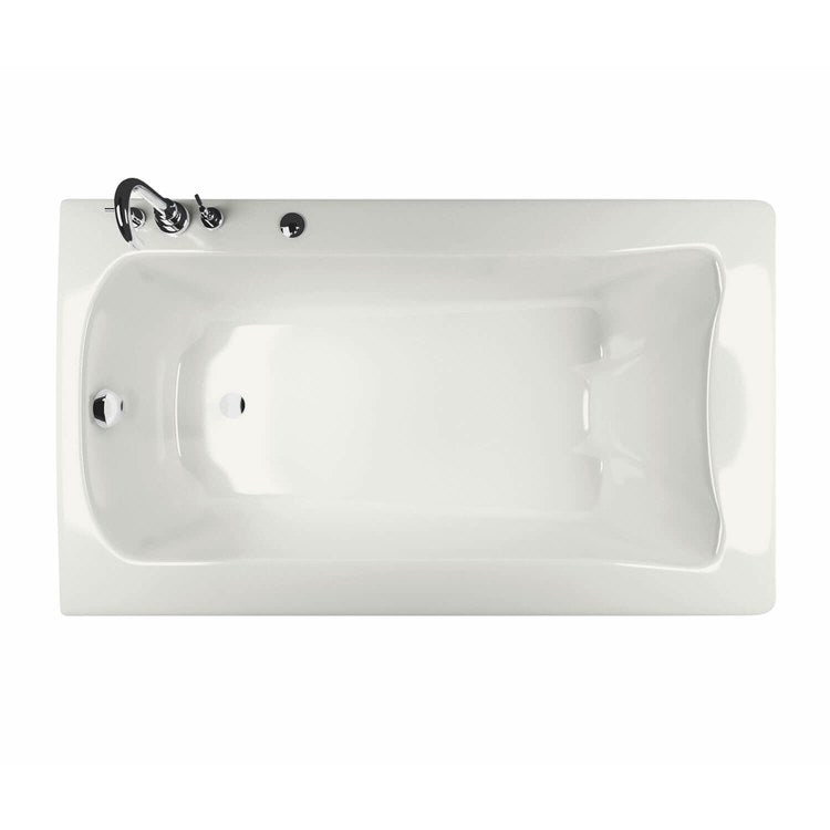 Tub Release 60 x 32 Inch Drop-In Aerofeel Right White Acrylic - Image 3
