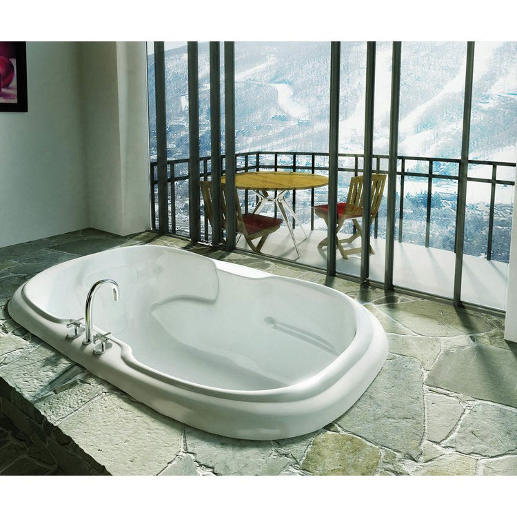 Tub Calla 66 x 42 Inch Drop-In Aerofeel Center White Acrylic - Image 2