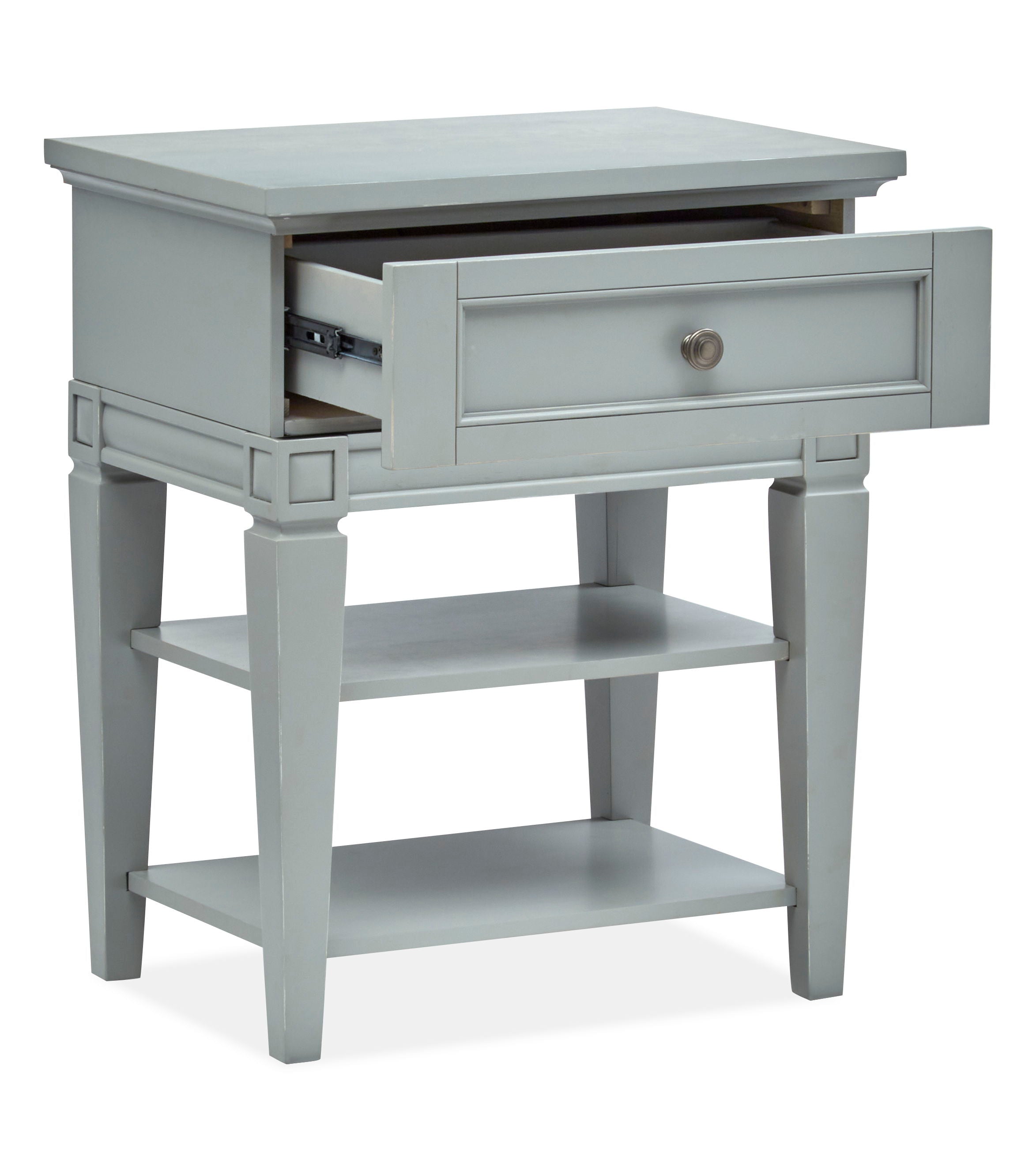 Glenbrook - Open Nightstand - Pebble - Image 2