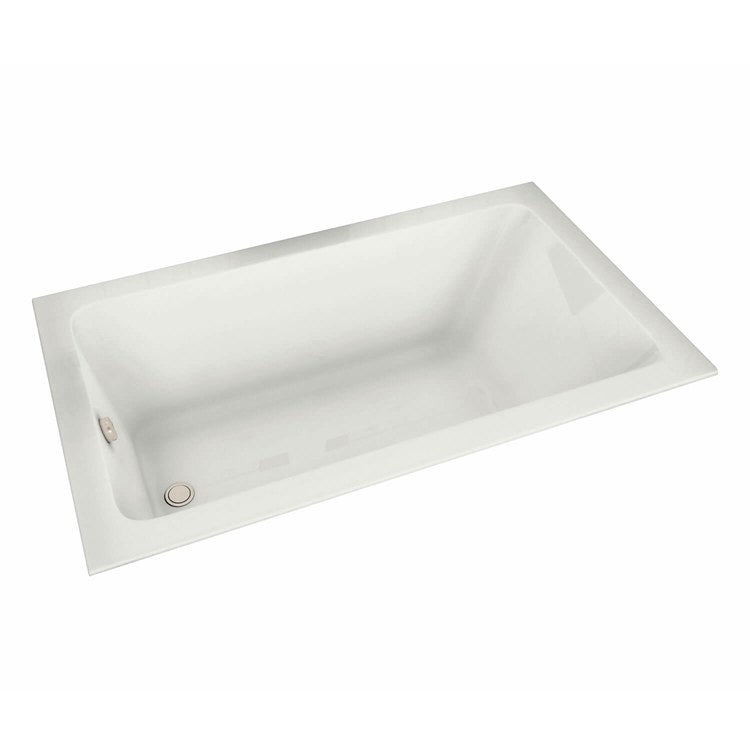 Tub Pose 72 x 36 Inch Drop-In Aeroeffect End Drain White Acrylic 92 Gallon - Image 3