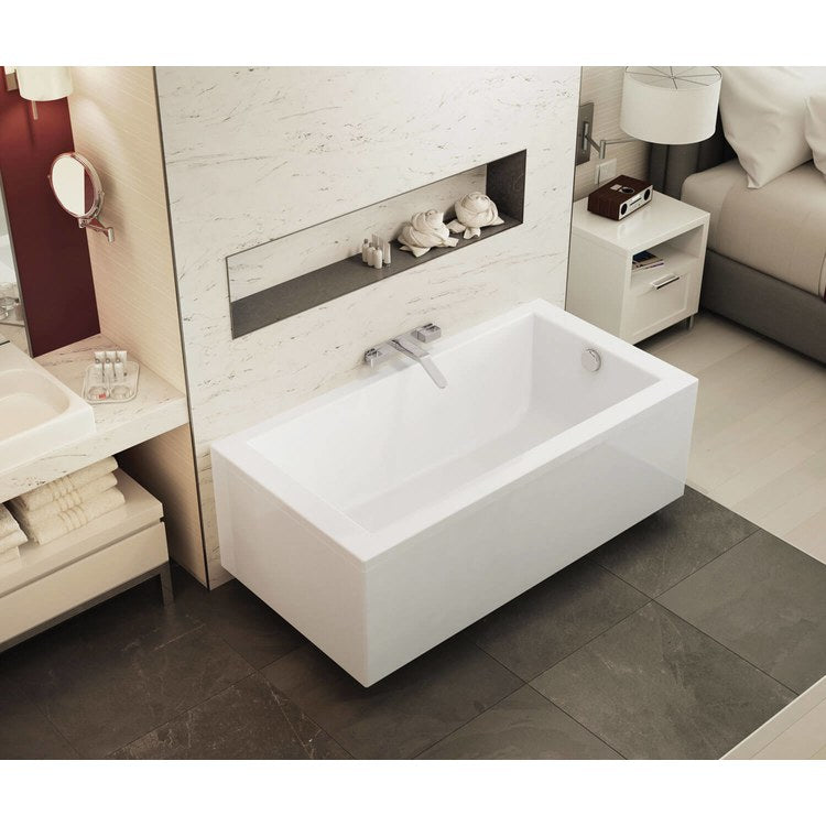 Tub Modulr 60 x 32 Inch Wall Mount Right White Acrylic - Image 1