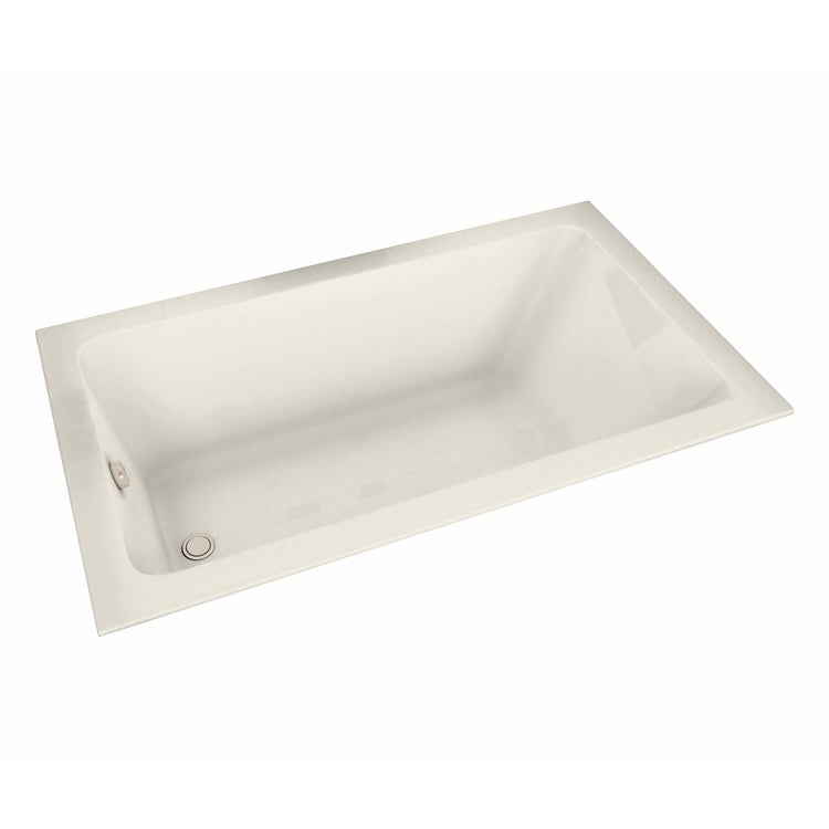 Tub Pose 66 x 32 Inch Drop-In Whirlpool End Biscuit Acrylic - Image 1