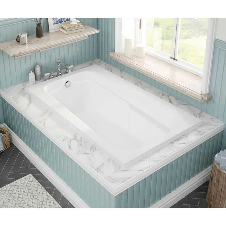 Tub Tempest 60 x 36 Inch Alcove Aeroeffect End White Acrylic - Image 2
