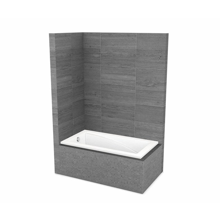 Tub Modulr 60 x 32 Inch Corner Left with Armrest Left Hand White Acrylic - Image 3