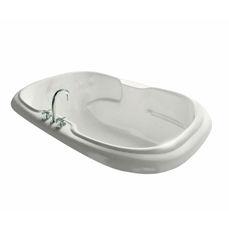 Tub Calla 66 x 42 Inch Drop-In Combined Hydromax Aerofeel Center White Acrylic - Image 3