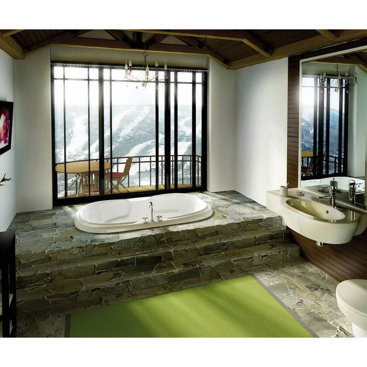 Tub Calla 66 x 42 Inch Drop-In Combined Hydromax Aerofeel Center White Acrylic