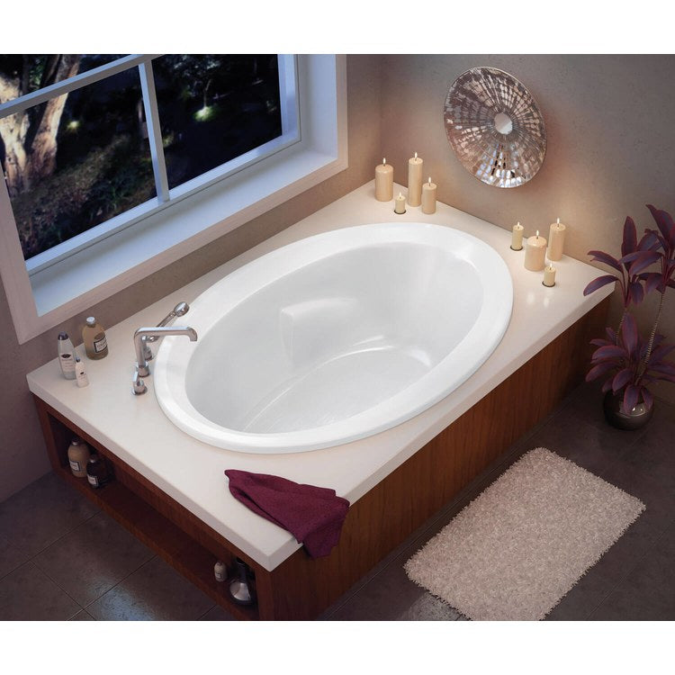 Tub Twilight 60 x 42 Inch Drop-In Aeroeffect End White Acrylic - Image 1