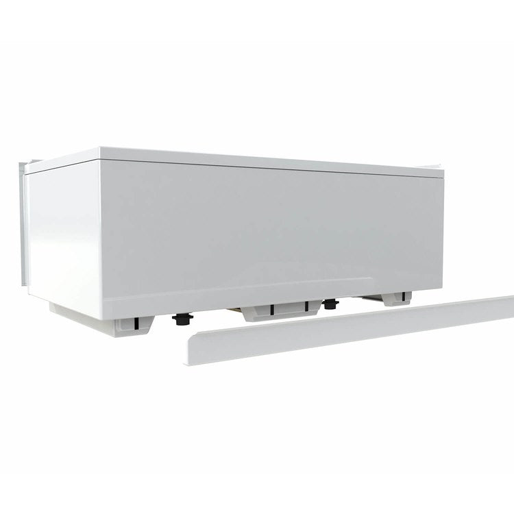 Tub Modulr 60 x 32 Inch Corner Right Less Armrest Left Hand White Acrylic - Image 3