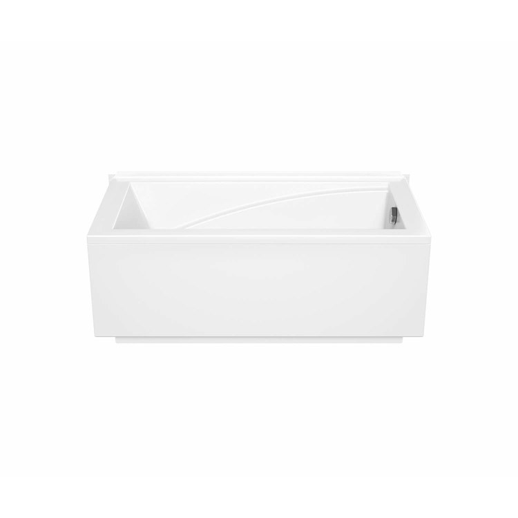 Tub Modulr 60 x 32 Inch Corner Right with Armrest Right White Acrylic - Image 2