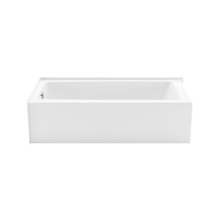 Tub Mackenzie 60 x 30 Inch Corner Access Right White Acrylic - Image 2