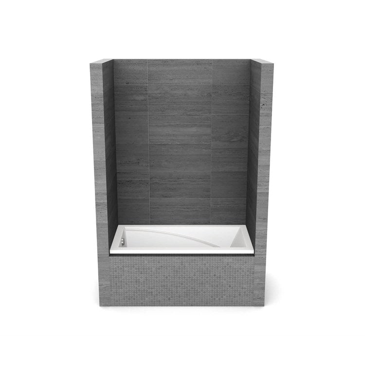 Tub Modulr 60 x 32 Inch Alcove with Armrest Right White Acrylic - Image 1