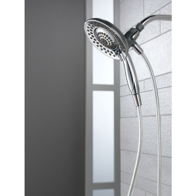 Handshower Combination Universal Showering Components In2ition 2-In-1 Chrome 5 Function 6-13/16 Inch 1.75 Gallons per Minute Full Body Spray Full Spray with Massage Massaging Spray and Drenching Spray - Image 2