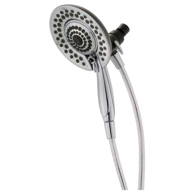 Handshower Combination Universal Showering Components In2ition 2-In-1 Chrome 5 Function 6-13/16 Inch 1.75 Gallons per Minute Full Body Spray Full Spray with Massage Massaging Spray and Drenching Spray - Image 1