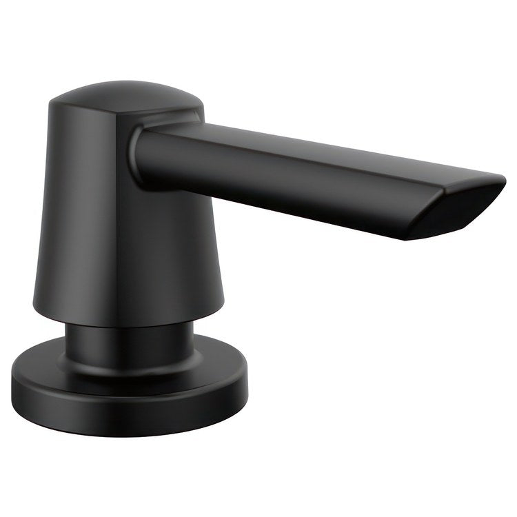 Soap Dispenser Monrovia Matte Black 4-15/16 Inch - Image 1