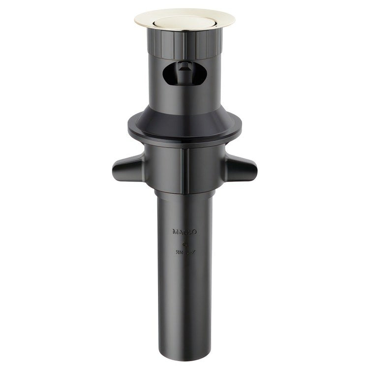 Drain Brilliance Polished Nickel Plastic with Overflow