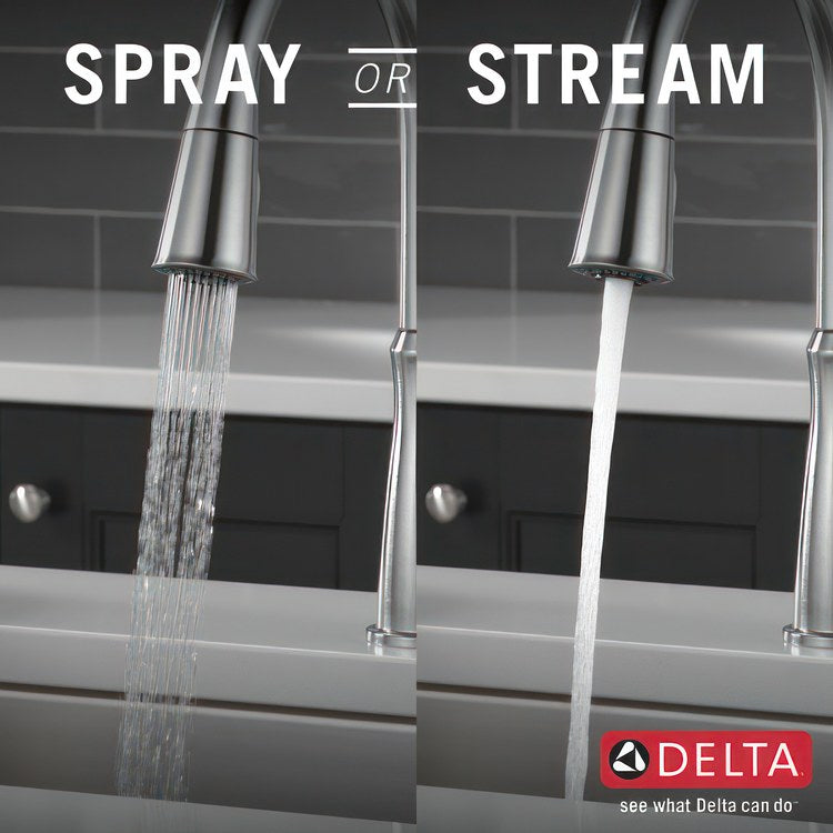 Kitchen Faucet Westville 1 Lever ADA Arctic Stainless Pull Down High Arc 360 DEG Swivel 3 Hole - Image 3