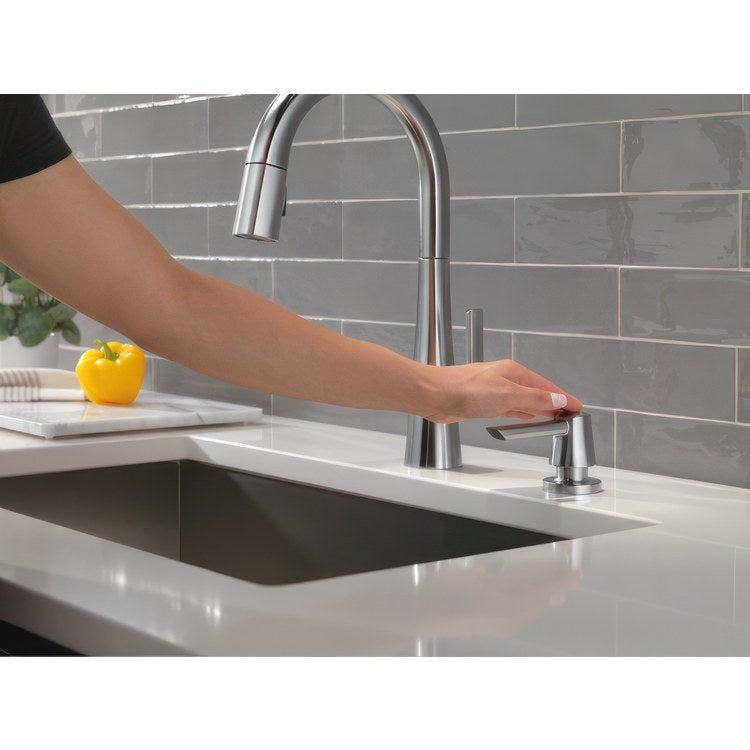 Soap Dispenser Monrovia Lumicoat Arctic Stainless 4-15/16 Inch - Image 3