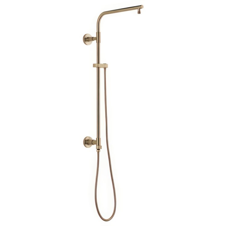 Shower Column Emerge Universal Showering Components Round Contemporary Lumicoat Champagne Bronze 26 Inch - Image 1