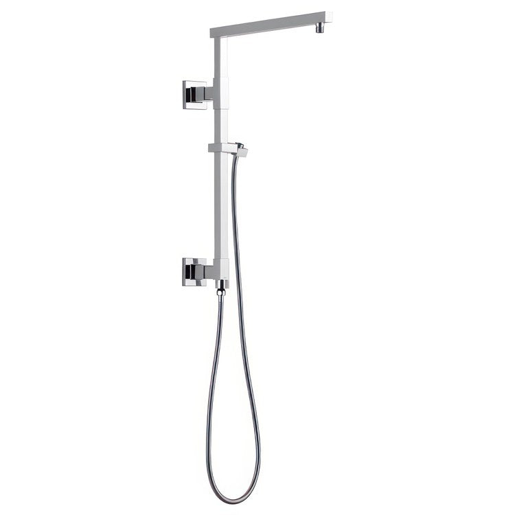 Shower Column Emerge Universal Showering Components Angular Lumicoat Chrome 18 Inch - Image 1