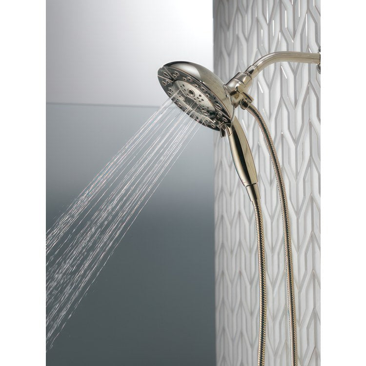 Handshower Combination In2ition Universal Showering Components H2Okinetic 2-In-1 Lumicoat Polished Nickel WaterSense/CALGreen 6-7/8 Inch 1.75 Gallons per Minute - Image 3
