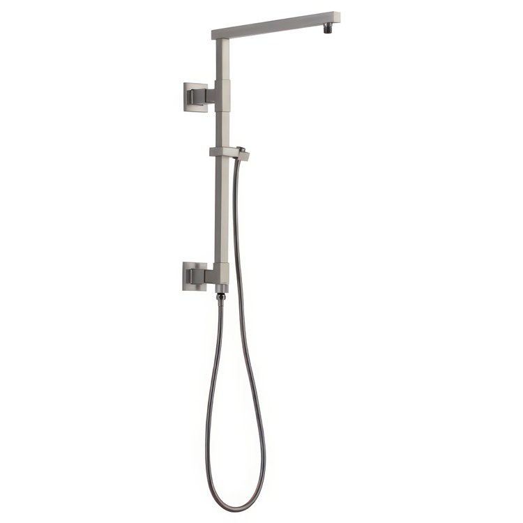 Shower Column Emerge Universal Showering Components Angular Lumicoat Stainless 18 Inch - Image 1