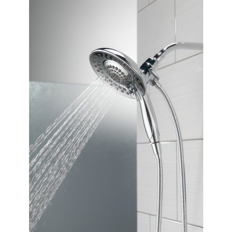 Handshower Combination In2ition Universal Showering Components 2-In-1 Lumicoat Chrome WaterSense 6-13/16 Inch 1.75 Gallons per Minute - Image 2