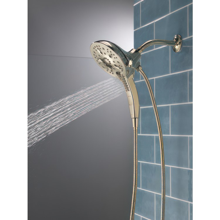 Handshower Combination In2ition Universal Showering Components H2Okinetic 2-In-1 Lumicoat Polished Nickel WaterSense ADA 6-1/16 Inch 1.75 Gallons per Minute - Image 3