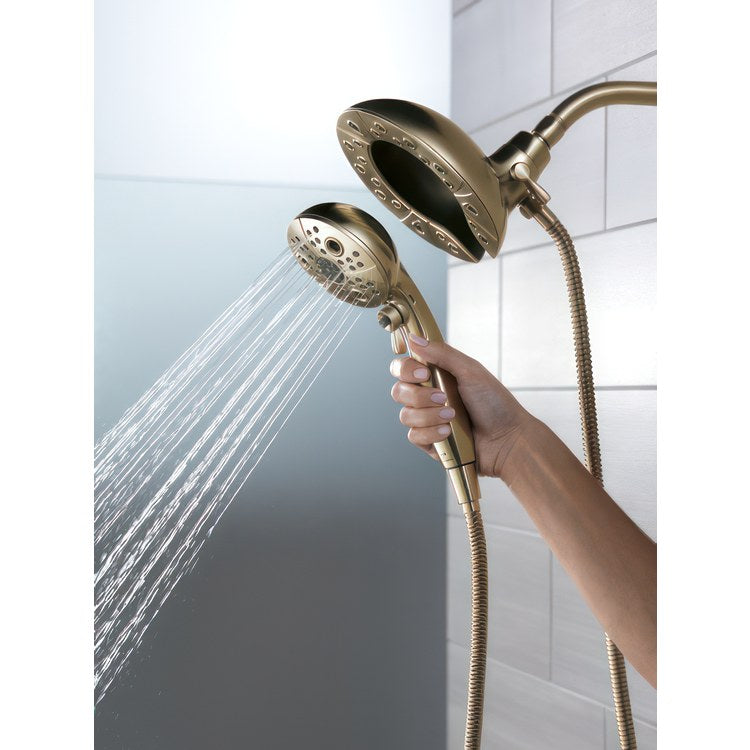 Handshower Combination In2ition Universal Showering Components H2Okinetic 2-In-1 Lumicoat Champagne Bronze WaterSense/CALGreen 6-7/8 Inch 1.75 Gallons per Minute - Image 3