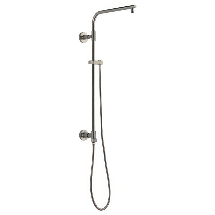 Shower Column Emerge Universal Showering Components Round Contemporary Lumicoat Stainless 26 Inch - Image 1