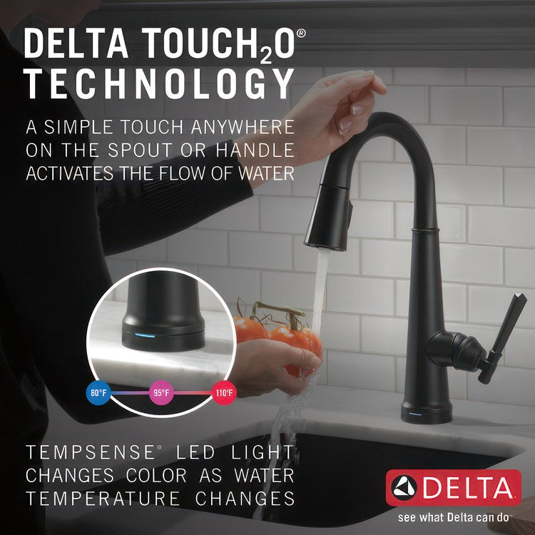 Bar Faucet Emmeline 1 Lever ADA Matte Black Pull Down High Arc 360 DEG Swivel 1.8 Gallons per Minute - Image 2