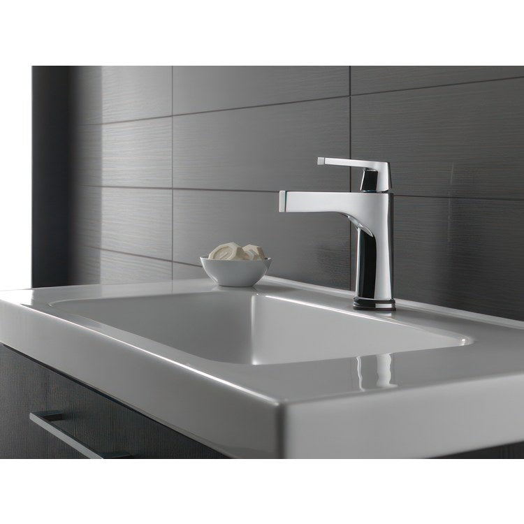 Lavatory Faucet Zura 1 Lever ADA No-Lead/WaterSense Stainless/Matte Black 1.2 Gallons per Minute Deck Angled 50/50 Pop-Up 1/3 Hole Touch2O with Touchless/TempSense/Diamond Seal - Image 2