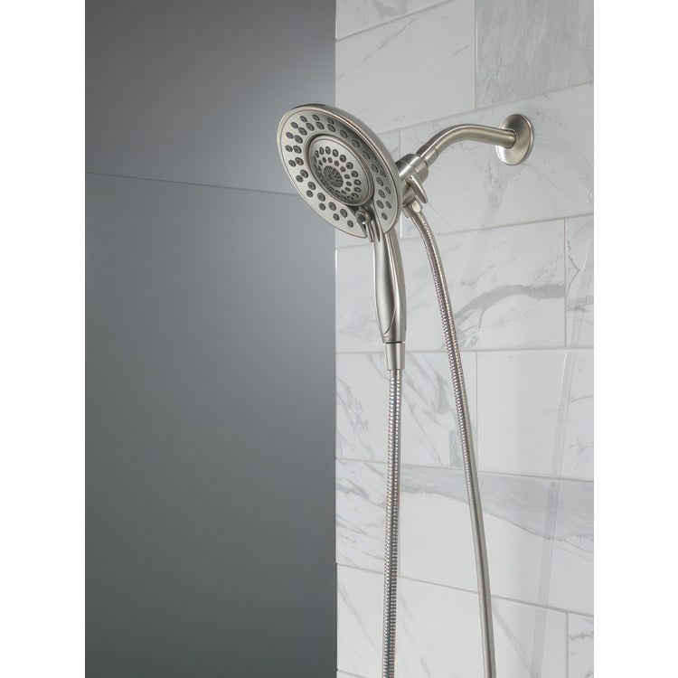 Handshower Combination In2ition Universal Showering Components 2-In-1 Lumicoat Stainless WaterSense 6-13/16 Inch 1.75 Gallons per Minute - Image 2