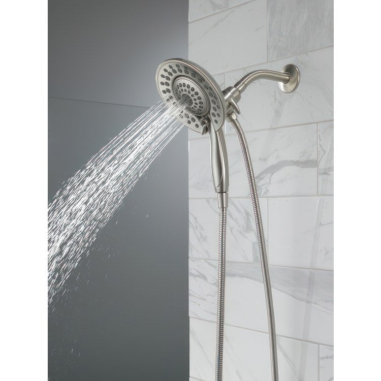 Handshower Combination In2ition Universal Showering Components 2-In-1 Lumicoat Stainless WaterSense 6-13/16 Inch 1.75 Gallons per Minute - Image 3