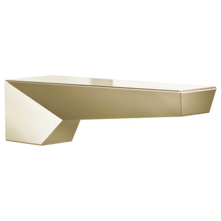 Tub Spout Trillian Lumicoat Polished Nickel 9 Inch - Image 1