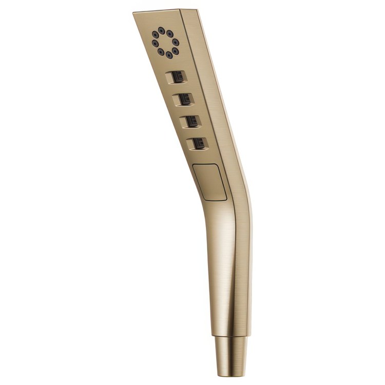 Handshower Universal Showering Components with H2Okinetic Lumicoat Champagne Bronze 3 Function 1.75 Gallons per Minute - Image 1