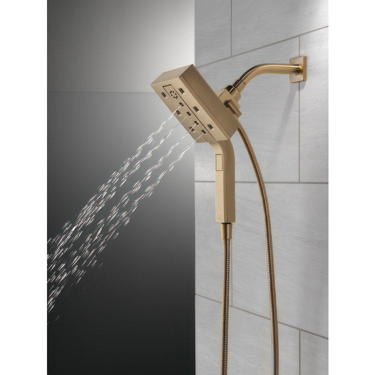 Handshower Combination In2ition Universal Showering Components H2Okinetic 2-In-1 Lumicoat Champagne Bronze WaterSense 1.75 Gallons per Minute - Image 2