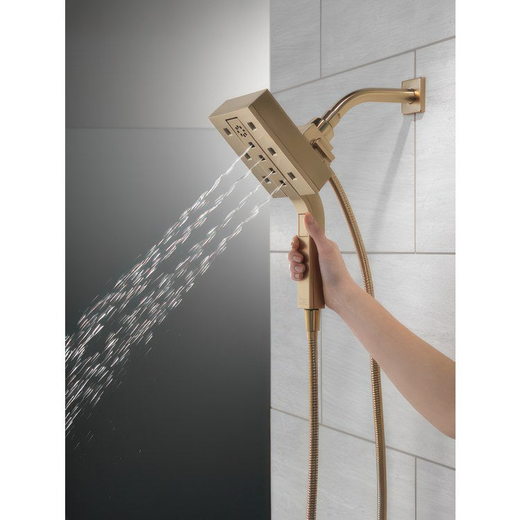 Handshower Combination In2ition Universal Showering Components H2Okinetic 2-In-1 Lumicoat Champagne Bronze WaterSense 1.75 Gallons per Minute - Image 3