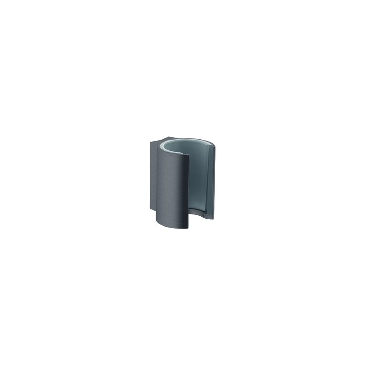 Handshower Holder Starck Wall Mount Brushed Black Chrome Brass - Image 1